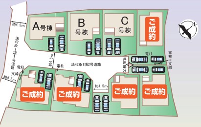 第2期　B.C棟　区画図