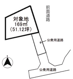 吉浜売地　敷地図