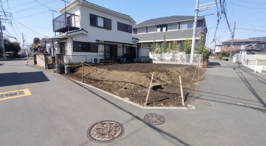 藤沢市長後 南東角地1棟　新築戸建て 　4,290万円