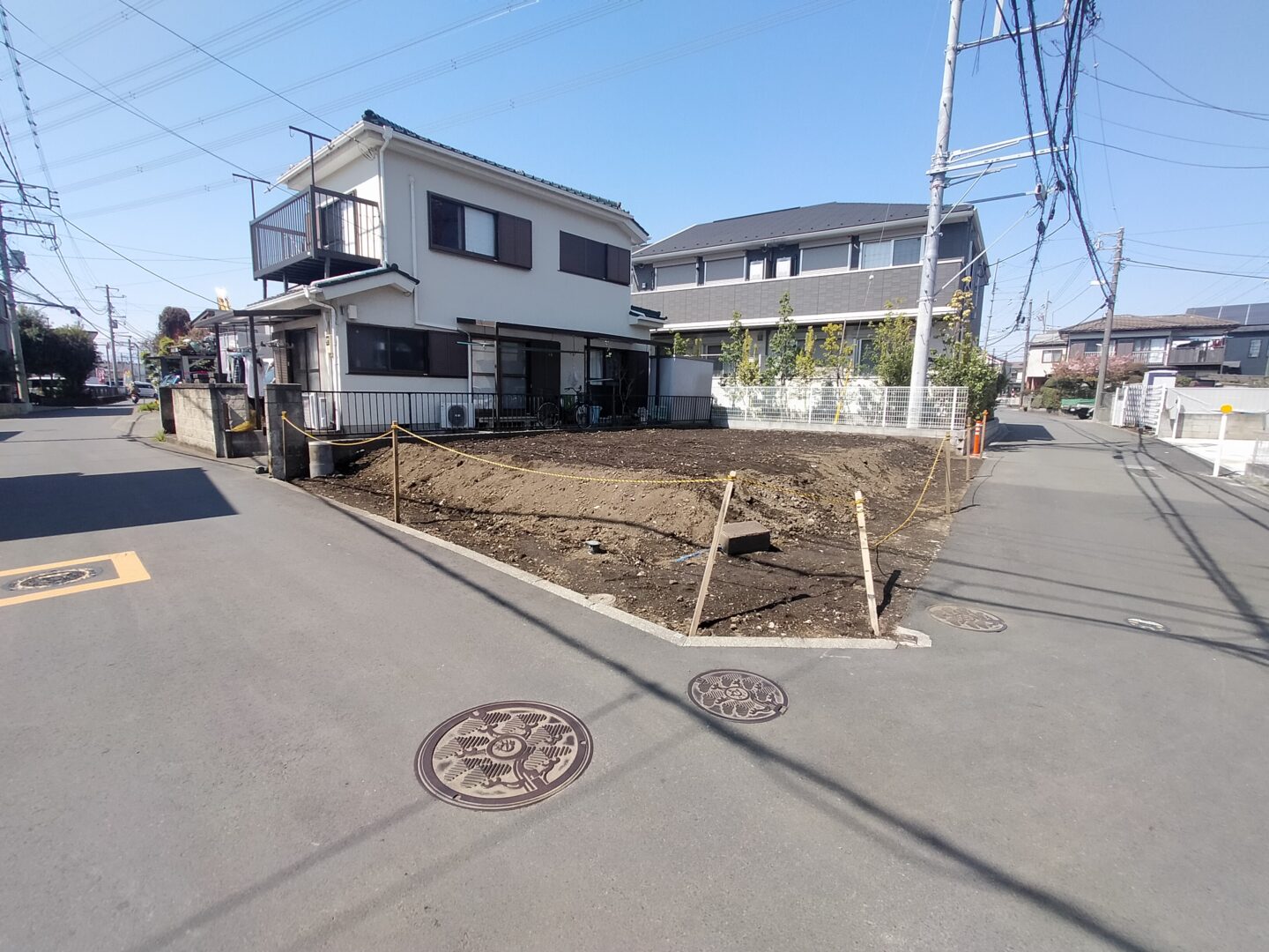 藤沢市長後 南東角地1棟　新築戸建て 　4,290万円