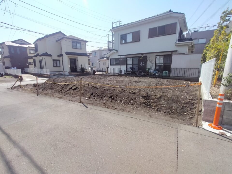 長後新築戸建て東面